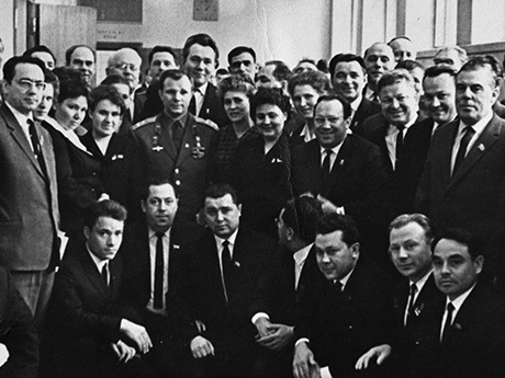 Делегация ТАССР на XXIII съезде КПСС с Юрием Гагариным