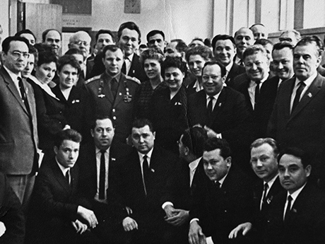 Делегация ТАССР на XXIII съезде КПСС с Юрием Гагариным