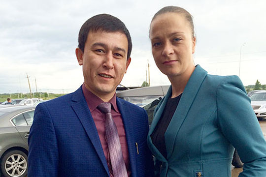 Садриддин Аширматов и Анна Магеррамова