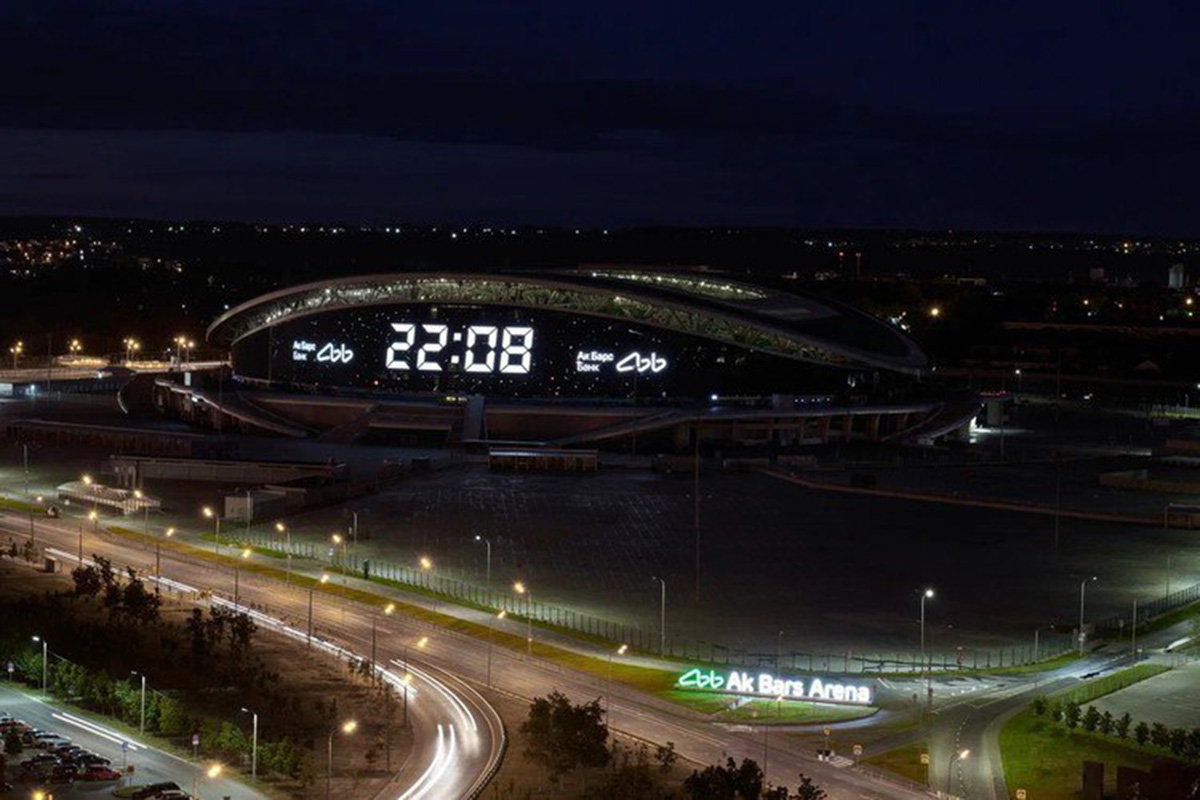 83. На «Ак Барс Арена» появились самые большие мультимедийные часы в Татарстане.