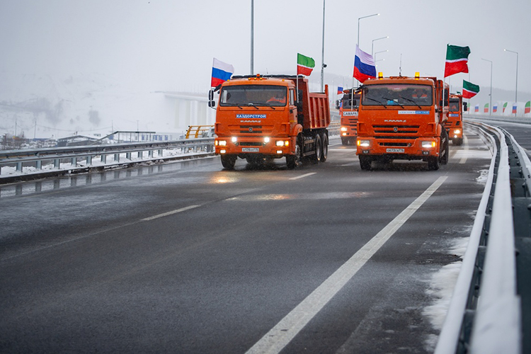 Открытие трассы М7 в обход Нижнекамска и Челнов