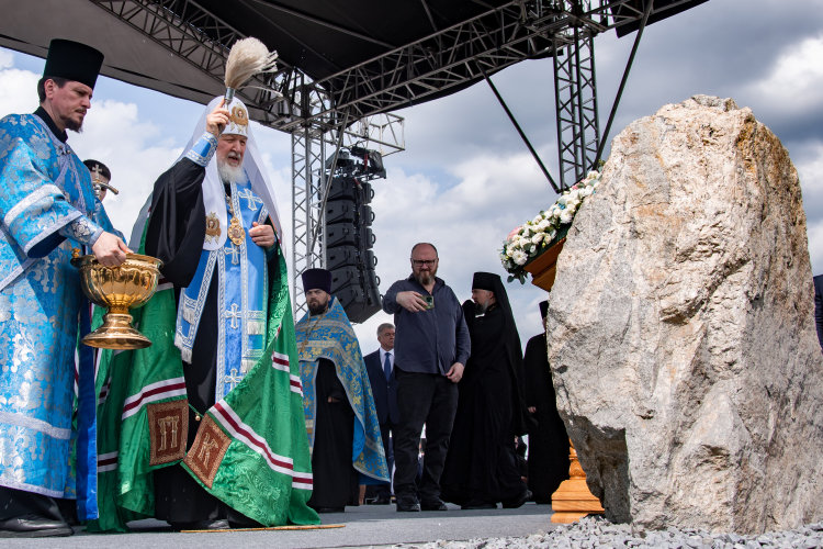 Закладка кафедрального собора в Набережных Челнах