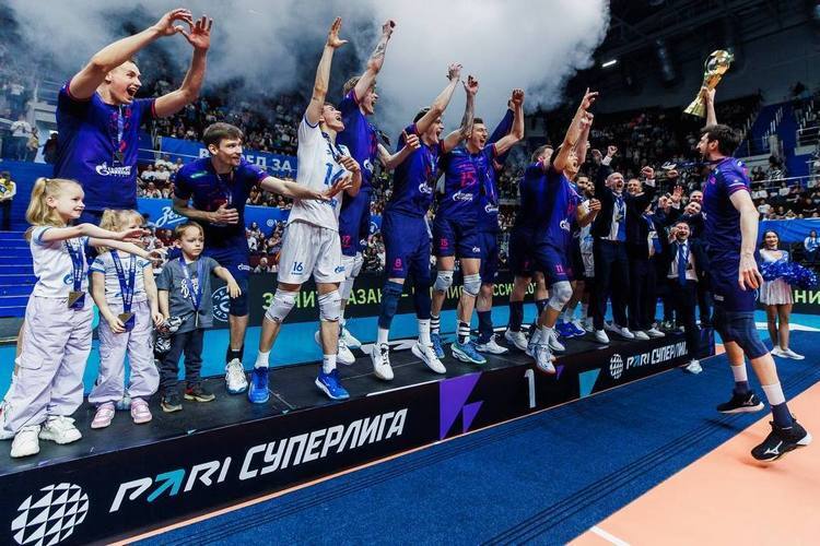 Третье подряд чемпионство «Зенита-Казань»