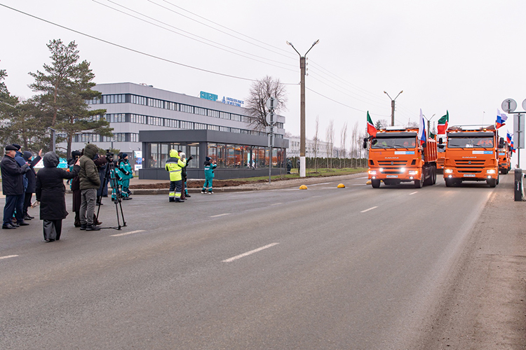Ремонт дороги в промзоне Нижнекамска