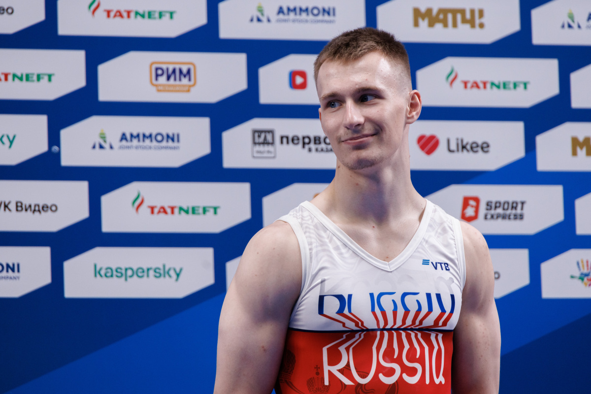 Казанский гимнаст Маринов завоевал «золото» на этапе Кубка мира в Египте