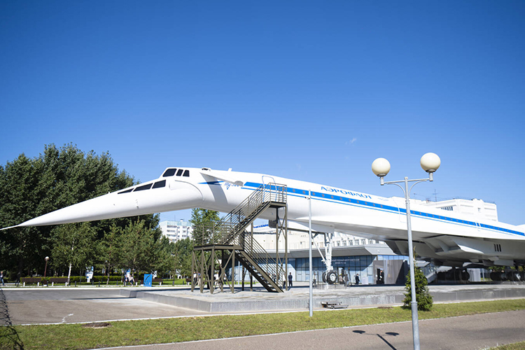 В Казани открыли музей внутри сверхзвукового Ту-144